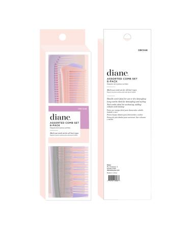 Discover Diane 6 Piece Assorted Style Comb Set 6 ct - Elevate Your Style Instantly! - Buy Online on GoSupps.com