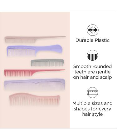 Discover Diane 6 Piece Assorted Style Comb Set 6 ct - Elevate Your Style Instantly! - Buy Online on GoSupps.com