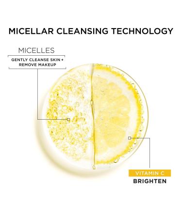 Garnier SkinActive Micellar Cleansing Water with Vitamin C 13.5 oz - Discover Premium Quality Shop now! - Buy Online on GoSupps.com
