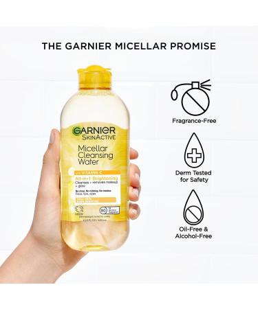 Garnier SkinActive Micellar Cleansing Water with Vitamin C 13.5 oz - Discover Premium Quality Shop now! - Buy Online on GoSupps.com
