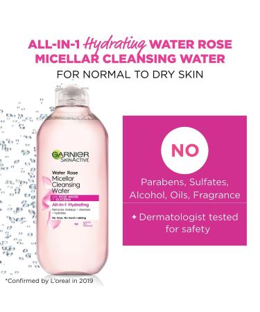 Garnier SkinActive Micellar Cleansing Water with Rose Water 13.5 oz - Discover Premium Quality Shop now! - Buy Online on GoSupps.com