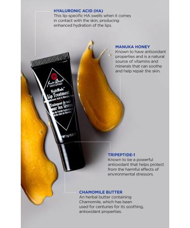 Discover Jack Black NightMode Lip Treatment with Hyaluronic Acid & Manuka Honey 0.25 oz - Elevate Your Style Instantly! - Buy Online on GoSupps.com