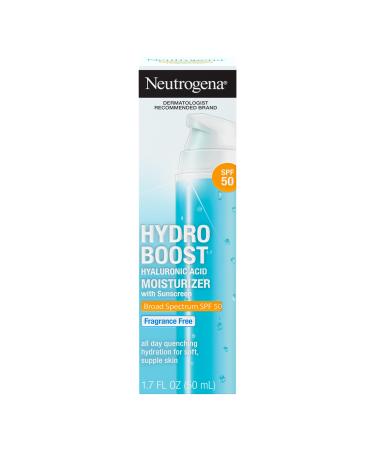 Neutrogena Hydro Boost Hyaluronic Acid Moisturizer SPF 50 1.7 oz - Transform Your Style with the Best Innovation Today! - Buy Online on GoSupps.com