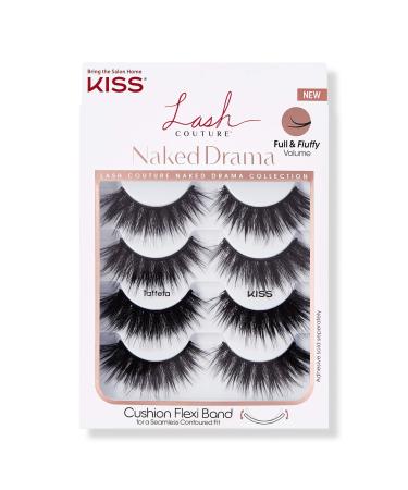 Kiss Lash Couture Naked Drama Taffeta Eyelashes Multi-Pack
