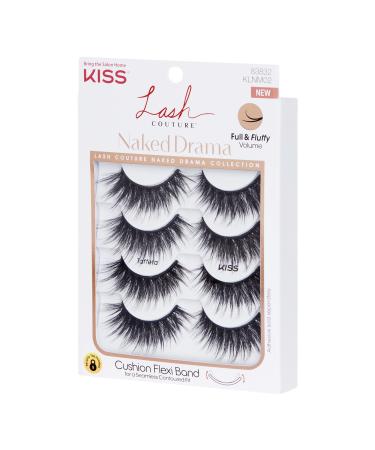 Discover Kiss Lash Couture Naked Drama Taffeta Eyelashes Multi-Pack - Elevate Your Style Instantly! - Buy Online on GoSupps.com