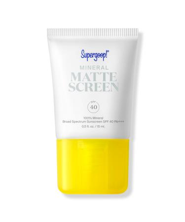Supergoop! Mini Mineral Mattescreen SPF 40 0.5 oz