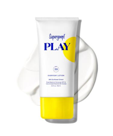 Supergoop! PLAY Everyday Lotion SPF 30 with Sunflower Extract PA++++ 5.5 oz - Transform Your Style with the Best Innovation Today! - Buy Online on GoSupps.com