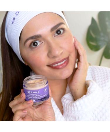 Discover DERMA E Advanced Peptides and Flora-Collagen Night Moisturizer 2.0 oz - Elevate Your Style Instantly! - Buy Online on GoSupps.com