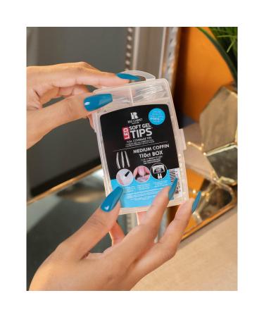 Discover Red Carpet Manicure LED Soft Gel Medium Coffin Nail Tips 110 ct - Elevate Your Style Instantly! - Buy Online on GoSupps.com