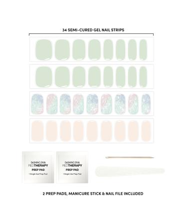 Discover Dashing Diva Emerald Marble Glaze Semi-Cured Gel Art - Elevate Your Style Instantly! - Buy Online on GoSupps.com