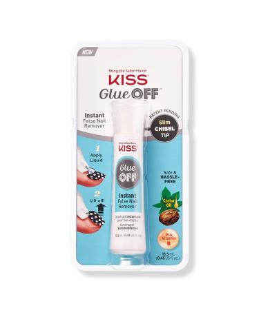 Kiss Glue OFF Instant False Nail Remover 0.45 oz