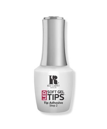 Red Carpet Manicure LED Soft Gel Tip Adhesive Gel Coat 0.3 oz
