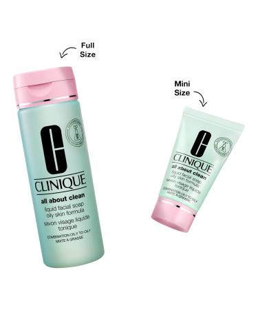 Discover Clinique All About Clean Liquid Facial Soap Oily Mini 1.0 oz - Elevate Your Style Instantly! - Buy Online on GoSupps.com