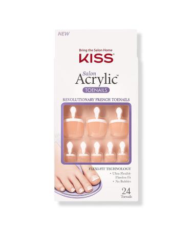 Kiss Walk Away Salon Acrylic Toenail Kit