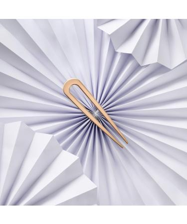 Discover The Hair Edit Sleek Chignon French Hair Pin Gold - Elevate Your Style Instantly! - Buy Online on GoSupps.com