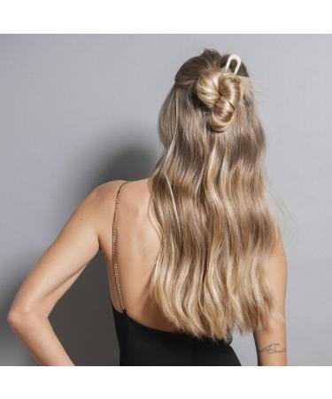 Discover The Hair Edit Sleek Chignon French Hair Pin Gold - Elevate Your Style Instantly! - Buy Online on GoSupps.com