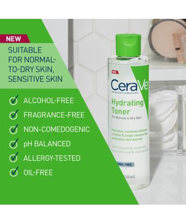 Discover CeraVe Alcohol-Free No Rinse Hydrating Facial Toner for Sensitive & Dry Skin 6.8 oz - Elevate Your Style Instantly! - Buy Online on GoSupps.com