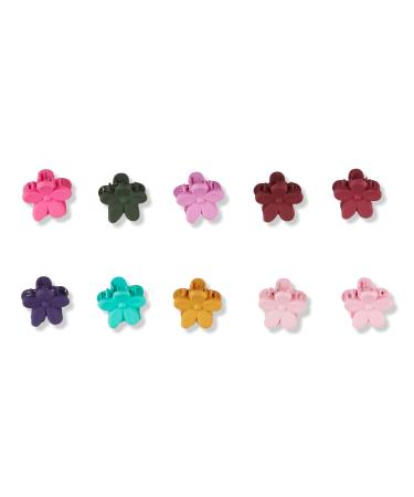 Sc?nci Mini Pony Tail Flower Claw Hair Clips 10 ct