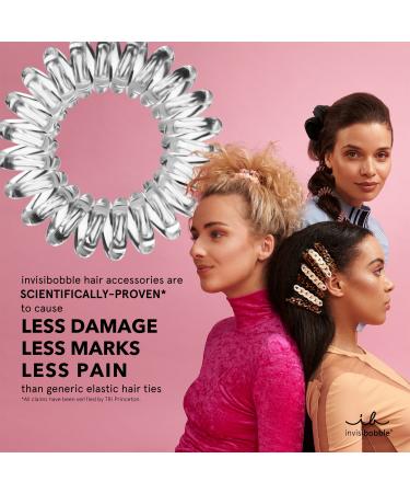 Discover Invisibobble ORIGINAL Spiral Hair Tie Value Pack- Clear, Black & Metallic 8 ct - Elevate Your Style Instantly! - Buy Online on GoSupps.com
