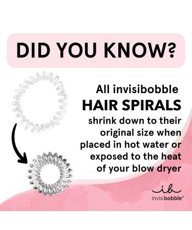 Discover Invisibobble ORIGINAL Spiral Hair Tie Value Pack- Clear, Black & Metallic 8 ct - Elevate Your Style Instantly! - Buy Online on GoSupps.com