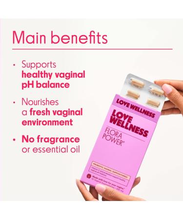 Discover Love Wellness Flora Power: Probiotic Vaginal Suppositories 10 ct - Elevate Your Style Instantly! - Buy Online on GoSupps.com