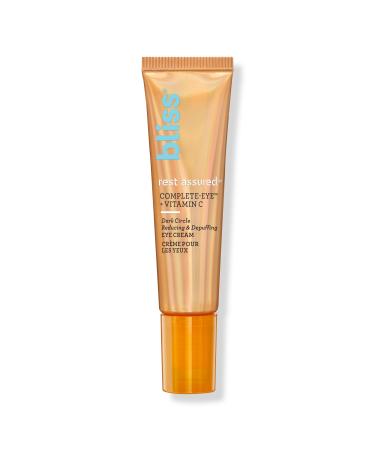 Bliss Rest Assured Dark Circle Reducing & Depuffing Eye Cream 0.5 oz