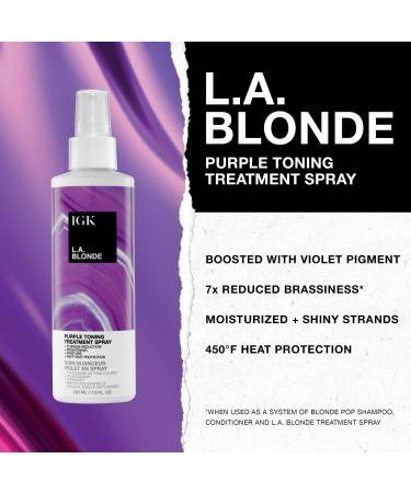Discover IGK L.A. Blonde Toning Leave In Spray 7.0 oz - Elevate Your Style Instantly! - Buy Online on GoSupps.com