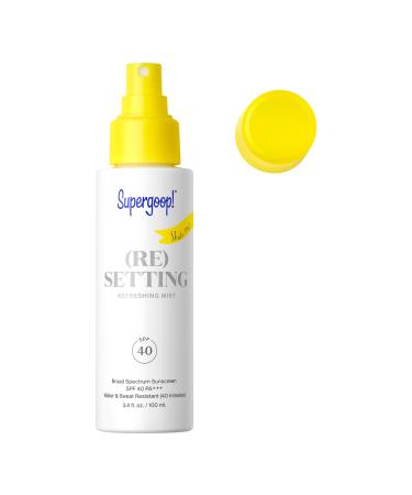 Supergoop! (Re)Setting Refreshing Mist SPF 40 3.4 oz - Transform Your Style with the Best Innovation Today! - Buy Online on GoSupps.com