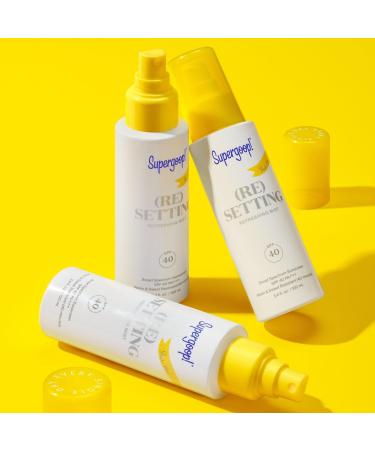 Supergoop! (Re)Setting Refreshing Mist SPF 40 3.4 oz - Transform Your Style with the Best Innovation Today! - Buy Online on GoSupps.com