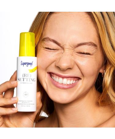 Supergoop! (Re)Setting Refreshing Mist SPF 40 3.4 oz - Transform Your Style with the Best Innovation Today! - Buy Online on GoSupps.com