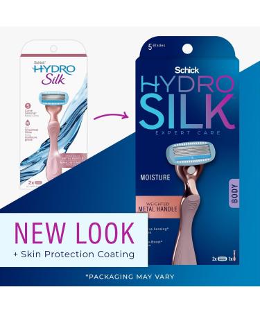 Schick Hydro Silk Rose Gold Metal Handle Razor - Transform Your Style with the Best Innovation Today! - Buy Online on GoSupps.com