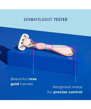 Schick Hydro Silk Rose Gold Metal Handle Razor - Transform Your Style with the Best Innovation Today! - Buy Online on GoSupps.com