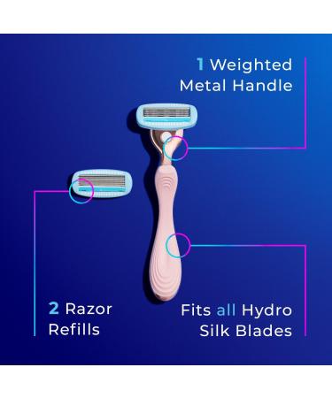 Schick Hydro Silk Rose Gold Metal Handle Razor - Transform Your Style with the Best Innovation Today! - Buy Online on GoSupps.com