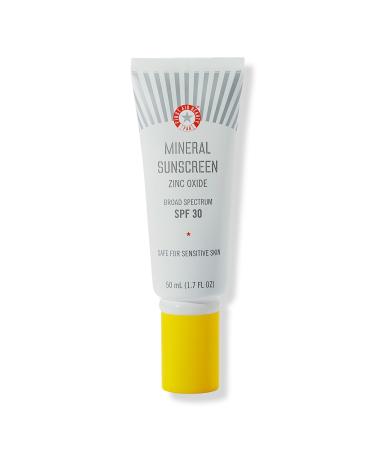 First Aid Beauty Mineral Sunscreen Zinc Oxide Broad Spectrum SPF 30 1.7 oz