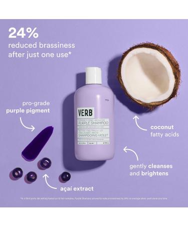 Discover Verb Brightening Purple Shampoo for Blonde Hair 12.0 oz - Elevate Your Style Instantly! - Buy Online on GoSupps.com