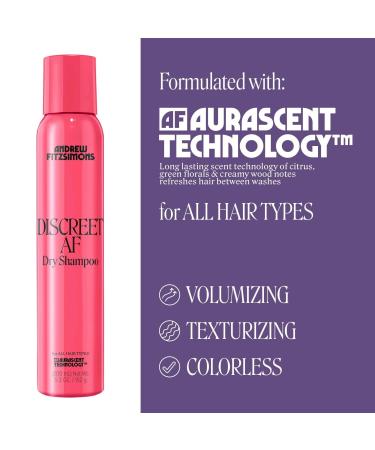 Discover Andrew Fitzsimons Discreet AF Dry Shampoo 5.3 oz - Elevate Your Style Instantly! - Buy Online on GoSupps.com