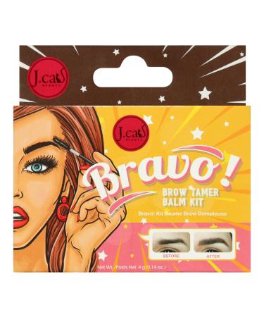 Discover J.Cat Beauty Bravo! Brow Tamer Balm Kit 0.14 oz - Elevate Your Style Instantly! - Buy Online on GoSupps.com