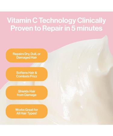 Rizos Curls Vitamin C Hair Repair Mask 10.0 oz - Transform Your Style with the Best Innovation Today! - Buy Online on GoSupps.com