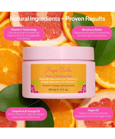 Rizos Curls Vitamin C Hair Repair Mask 10.0 oz - Transform Your Style with the Best Innovation Today! - Buy Online on GoSupps.com