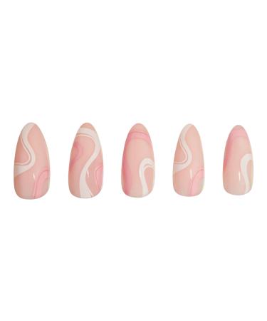 Discover Glamnetic Pink Swirl Press-On Nails - Elevate Your Style Instantly! - Buy Online on GoSupps.com