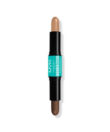 NYX Professional Makeup Wonder Stick Cream Highlight & Contour Stick Medium Tan 0.28 oz