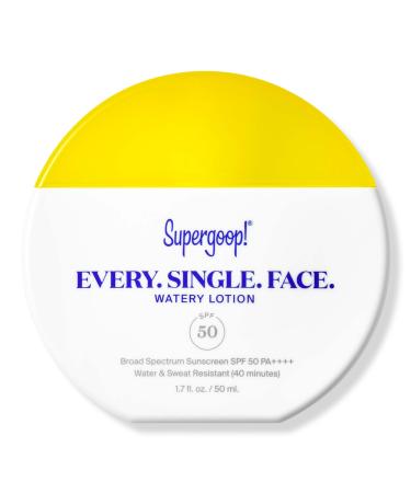 Supergoop! Every. Single. Face. Watery Lotion SPF 50 1.7 oz