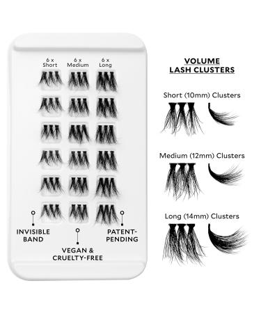 Discover Velour Lashes Velour-Xtension Volume Lash Extension Clusters Refills 18 ct - Elevate Your Style Instantly! - Buy Online on GoSupps.com