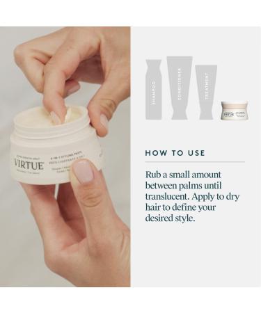 Virtue 6-in-1 Flexible Hold Shea Butter Hair Styling Paste 1.7 oz - Transform Your Style with the Best Innovation Today! - Buy Online on GoSupps.com