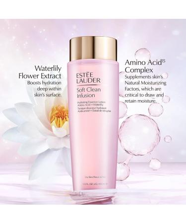 Discover EstÃ©e Lauder Soft Clean Infusion Hydrating Essence Lotion with Amino Acid + Waterlily 13.5 oz - Elevate Your Style Instantly! - Buy Online on GoSupps.com