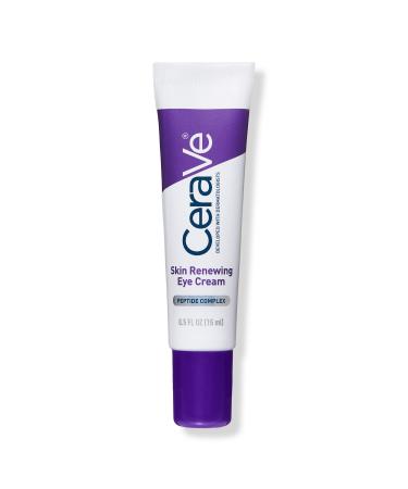 CeraVe Skin Renewing Eye Cream, Anti-Aging Eye Treatment for All Skin Types 0.5 oz