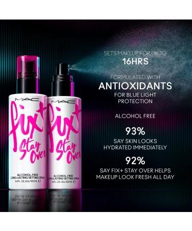 MAC Fix+ Stay Over Alcohol-Free 16HR Setting Spray 3.4 oz - Transform Your Style with the Best Innovation Today! - Buy Online on GoSupps.com