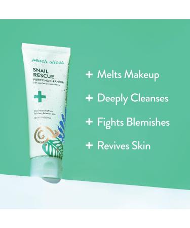 Peach Slices Snail Rescue Purifying Cleanser 4.0 oz - Transform Your Style with the Best Innovation Today! - Buy Online on GoSupps.com
