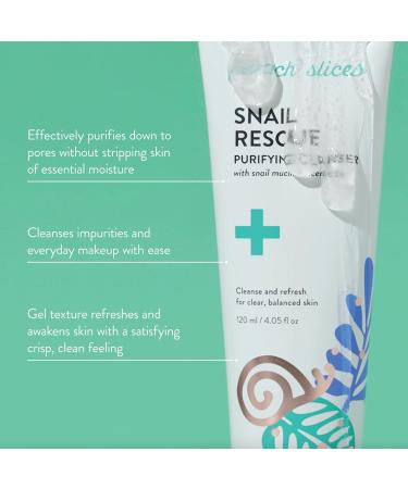 Peach Slices Snail Rescue Purifying Cleanser 4.0 oz - Transform Your Style with the Best Innovation Today! - Buy Online on GoSupps.com