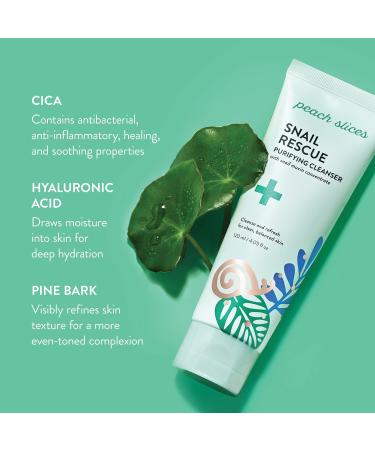 Peach Slices Snail Rescue Purifying Cleanser 4.0 oz - Transform Your Style with the Best Innovation Today! - Buy Online on GoSupps.com